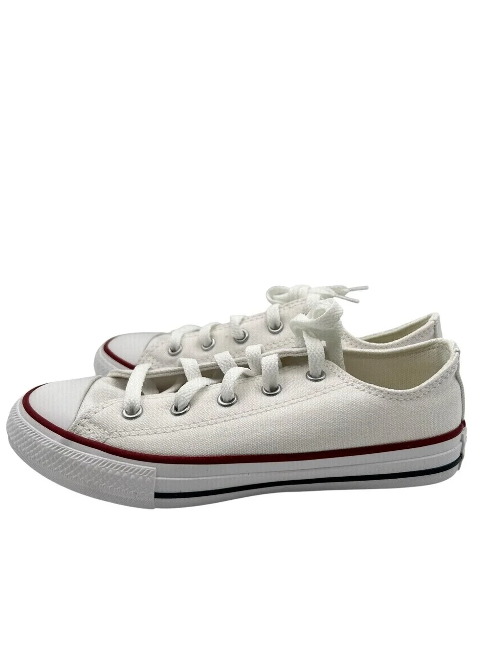 Converse Chuck Taylor All Star Low Top White Youth Sneakers Size 2 NWB